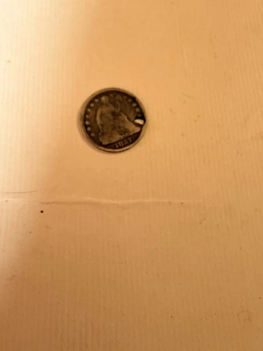 1857  Seated Liberty Silver Half Dime