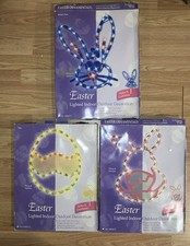 Set of 3 Easter Lighted Indoor/Outdoor Decorations