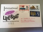 GB STAMPS RARE FIRST DAY COVER 1963 LIFEBOAT CONFERENCE PHOSPHOR