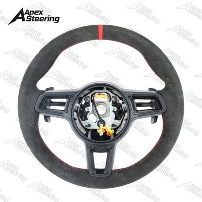 For Porsche 718 997 911 Cayman Panamera Macan Cayenne Alcantara Steering Wheel