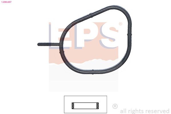 EPS 1.890.697 Dichtung, Thermostat FüR Ford Volvo-image