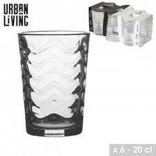 Glas Set 6 Stück Trinkgläser Wassergläser