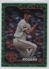 2024 Topps Series 1 Green Crackle Foil 184/499 Taylor Rogers #176 17st