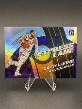2021-22 Panini Donruss Optic - Express Lane Zach LaVine #22 Purple Prizm