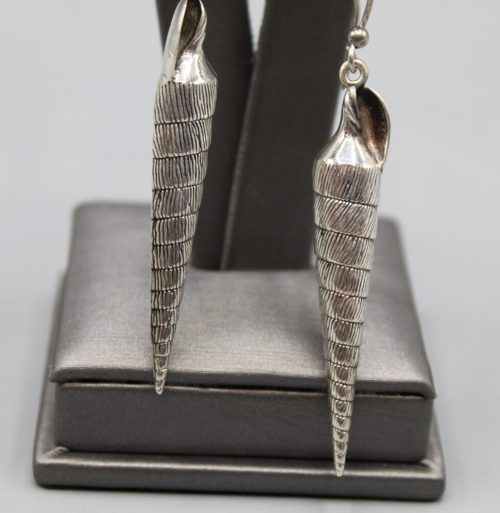 Kabana SterlingSilver 925 Dangle Shell Earrings *… - image 2