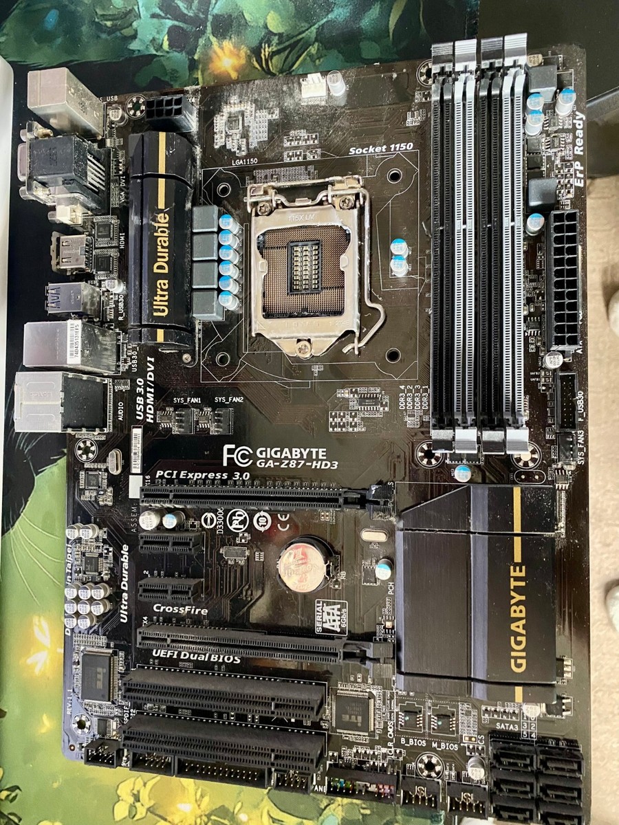 GIGABYTE Ga-z87-hd3 Intel Socket 1150 Z87 Chipset ATX Motherboard