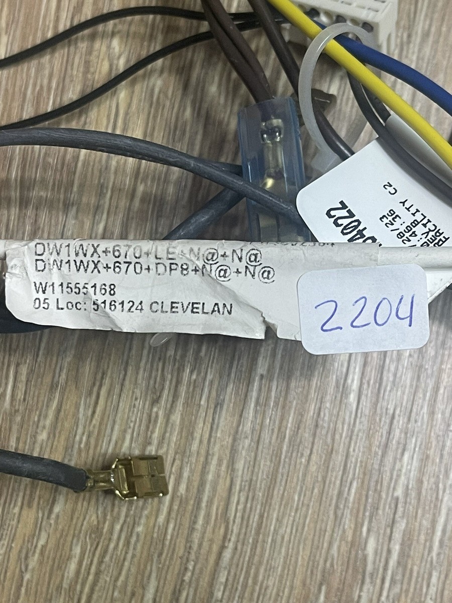KitchenAid Oven/Micro KOCE500EBS Wire Harnesses W11555168 