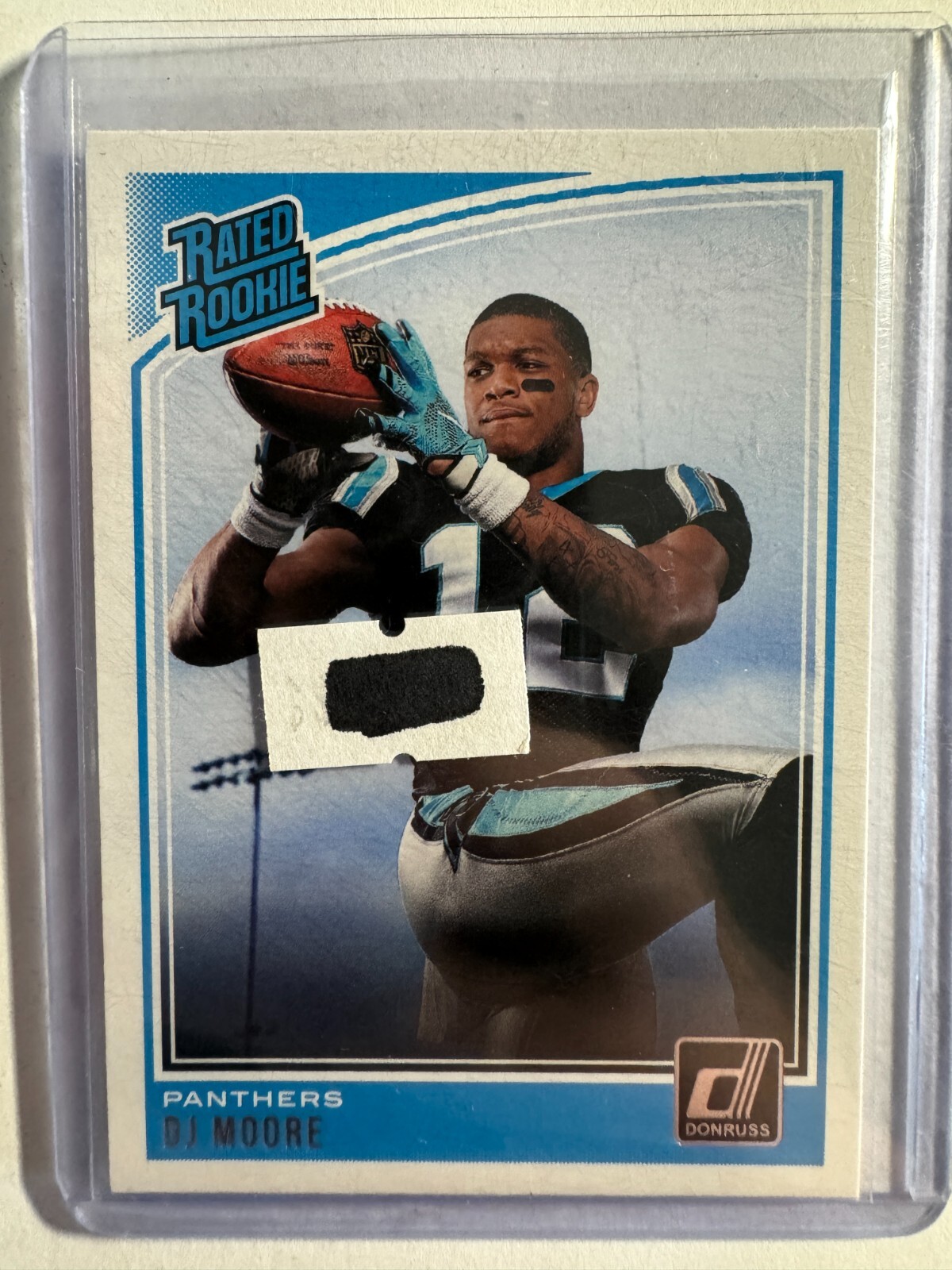 K245,403 - 2018 Donruss Aqueous Test #316 D.J. Moore RR
