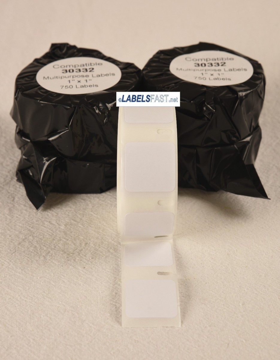 Dymo Square Label Printer 50 Rolls DYMO® 30332 Multipurpose White 1x1 ...