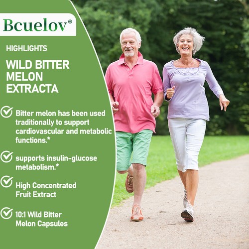 Bitter Melon Extract 1000 mg - Blood Sugar Balance-Digestive Health-120 Capsules - Picture 4 of 11
