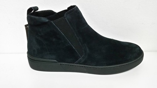 FRAU scarpe uomo stivaletti polacchini n. 39 20D7 camoscio blu | eBay