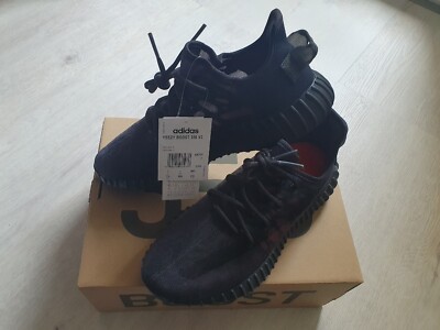 Yeezy Boost 350 V2 40 2/3 EU 7 UK 7 1/2 US Mono Cinder Black Schwarz Adidas OVP