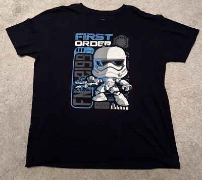 Funko Pop Tees STAR WARS Disney First Order Stormtrooper Size T-Shirt L