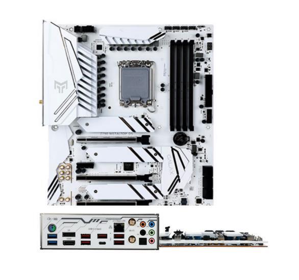 Galaxy Z790 Metaltop D5 White Motherboard Wi-Fi LGA 1700 Support