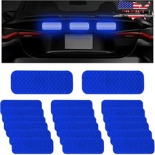 20 PCS Reflective Stickers Waterproof Auto Safety Decals Night Visibility New
