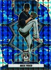 MAX FRIED 2022 Mosaic Baseball Blue Camo Prizm - Atlanta Braves