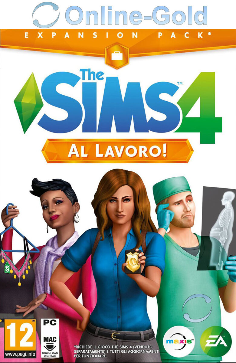 The Sims 4 AL LAVORO (DLC) - PC EA Origin Código Digital - IT