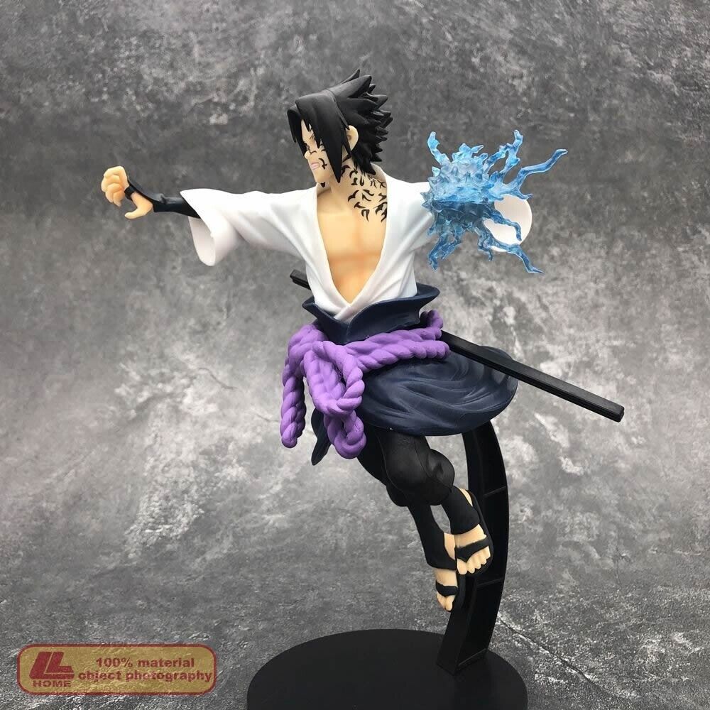 Anime ninja Shippuden Uchiha Sasuke Chidori action PVC Figure Statue Toy  Gift