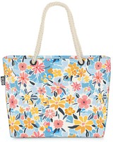 Blumen KüChe Blau Muster Beach Bag Blumenmuster GeblüMt Blau KüChe Fliesen Graf