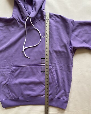 Nike Solo Swoosh French Terry Pullover Hoodie (M-L) Space Purple