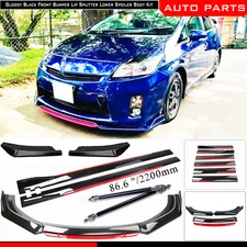 For Toyota Crown Prius Front Bumper Lip Spoiler Splitter Side Skirt Body