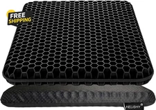 Gel Seat Cushion for Long Sitting - Wheelchair Cushion for Pressure Sores