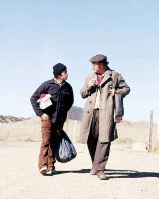 Al Pacino and Gene Hackman as Francis Lionel Lion Delbuchi and Max- Old Photo