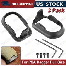 2 PCS Magwell Base Magazine Alluminum For PSA Dagger Full Size- Reinforced Nylon