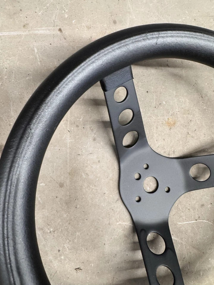 Volante de colección Grant 3 radios Rat Hot Rod Ford Chevy Dodge Camaro Nova Foto 4 de 4