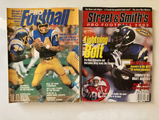 1980 & 2002 Street & Smith Pro  Football Yearbooks,  SD Chargers, Fouts