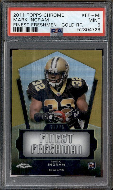 Mark Ingram Topps Chrome Finest Freshmen #FFMI Base