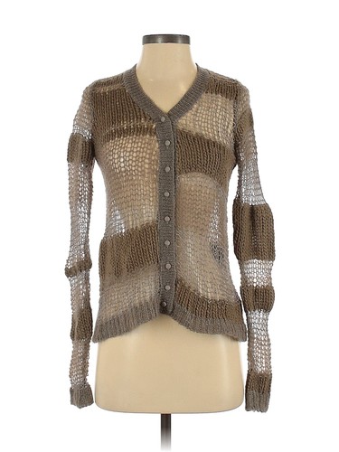 Cynthia Vincent Women Brown Cardigan 