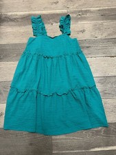 NWOT Shein teal green mini sundress size M