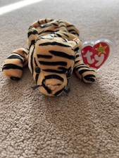 Ty Beanie Babies 1995  Stripes  the tiger plush toy