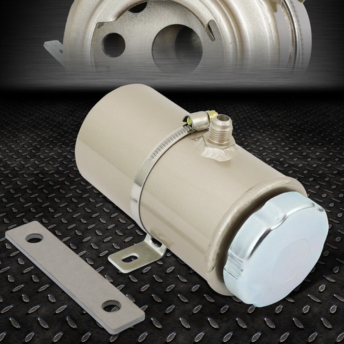 Universal Aluminum Racing Power Steering Fluid Reservoir Tank/Can W/Cap