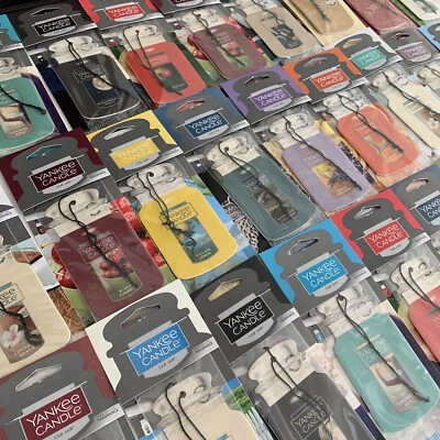 Yankee Candle Car Jar Single Paperboard Pack Scented Air Freshener Sealed U Pick