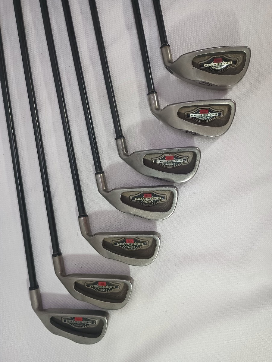 希少 キャロウェイ GREAT BIG BERTHA 4-9,P RCH 96 Rare Callaway 1996 Big Bertha Irons 2,4,5,6,7,8,9 RCH 96