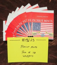 REPO MINT WRAPPERS ANTIQUE SLOT MACHINE PATRIOT MILLS /JENNINGS 10 PACK MW#23