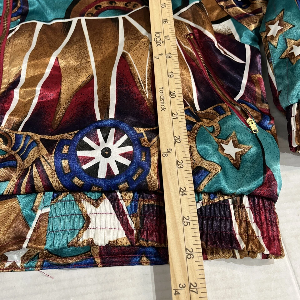 Calça Jaqueta Acolchoada Vintage Bocoo XL Quebra Vento Terno de Trilha Zíper Completo NOS 80s - Imagem 3 de 4