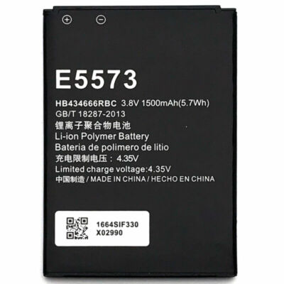 1500mAh Li-ion Battery For Huawei E5573 E5573S E5573s-32 E5573s-320 HB434666RBC