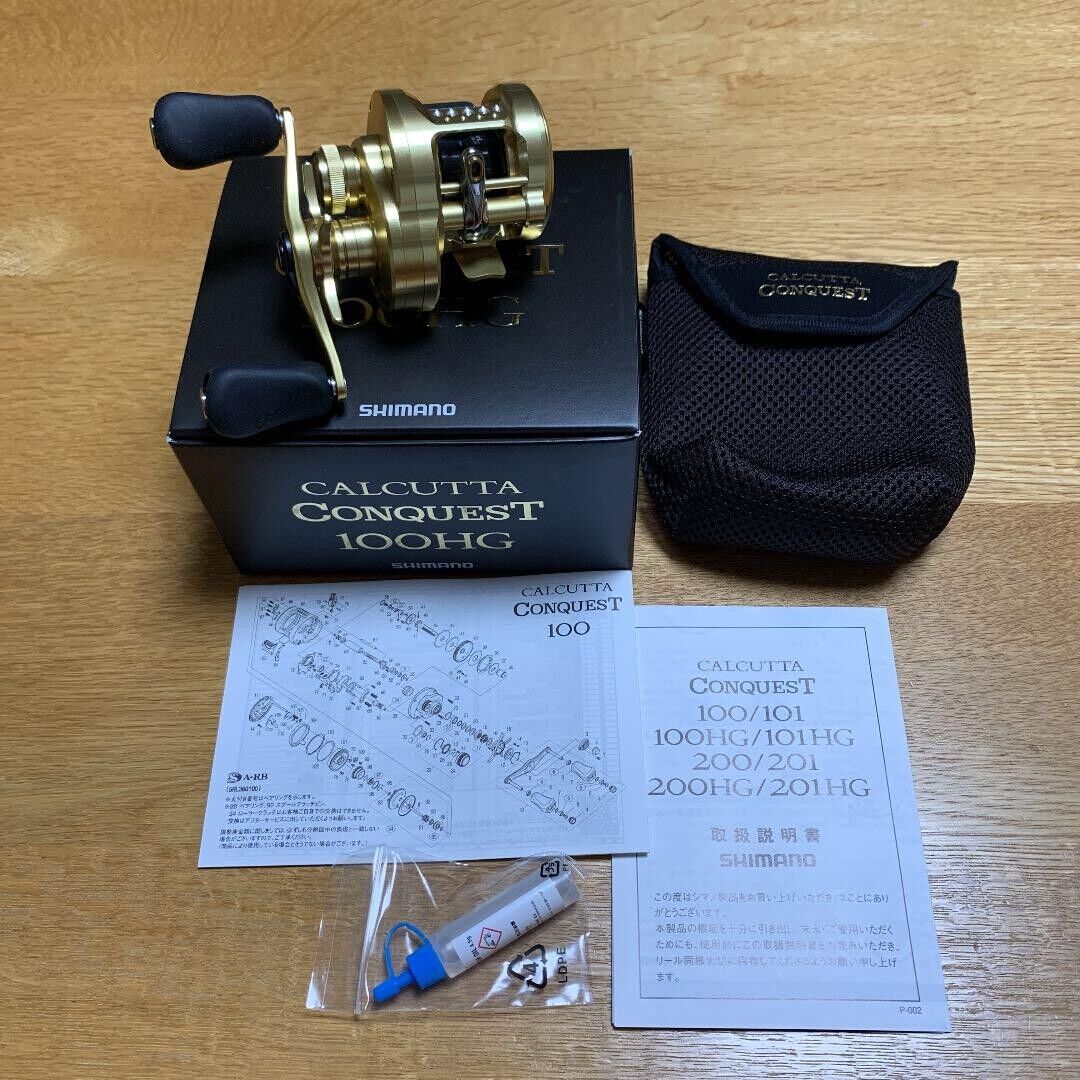 Shimano 21 CALCUTTA CONQUEST 100HG Right 7.4 Casting Reel Shimano 21 CALCUTTA CONQUEST 100HG Right 7.4 Casting Reel