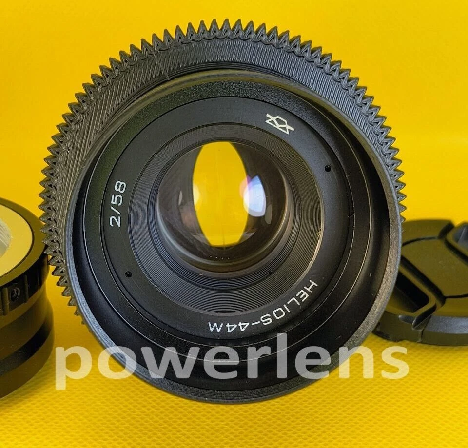 KMZ Anamorphic Helios 44M 2/58 Cine mod Soviet lens M42 mount Sony E Nex - Image 2 of 4