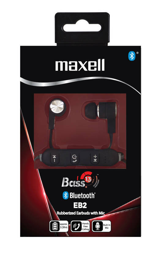 Auriculares inalámbricos bluetooth con micrófono maxell