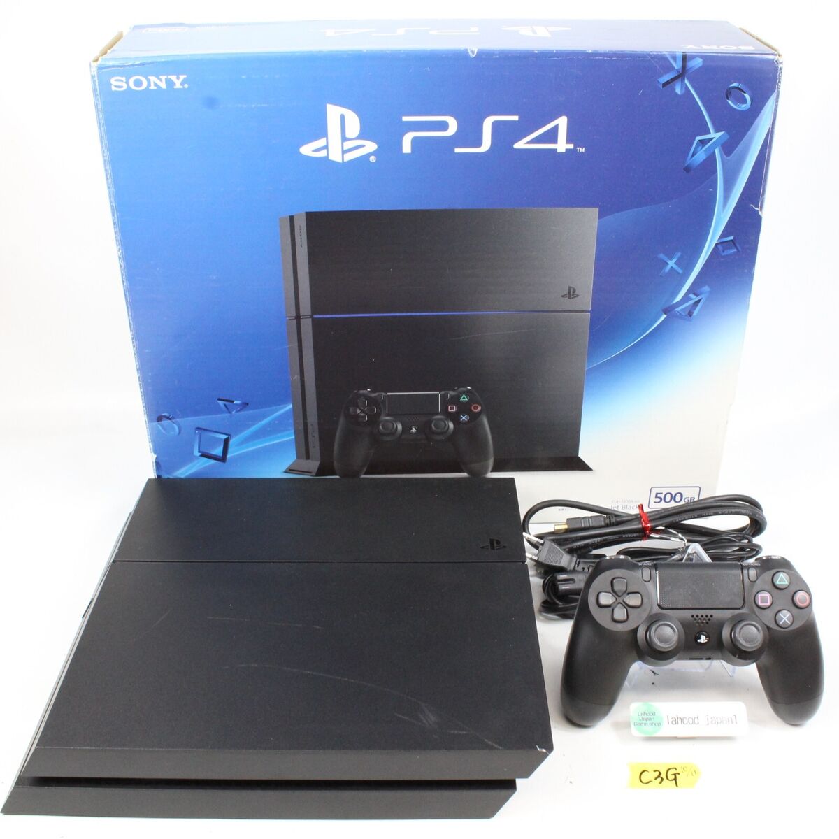 Sony PlayStation 4 (500GB) Console CUH-1200A black Tested working japan box