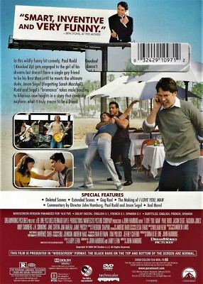 I LOVE YOU, MAN ~ PAUL RUDD & JASON SEGEL ~ NEW SEALED DVD IN