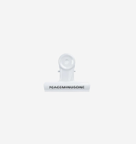 【PEACEMINUSONE X THE CONVENI】 Bulldog Clip White PEACEMINUSONE】 Peaceminusone x The Conveni Bulldog Clip