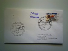 Travel Envelope  AIR TOUR OF SICILY AIRPORT FONTAROSSA CATANIA  1980