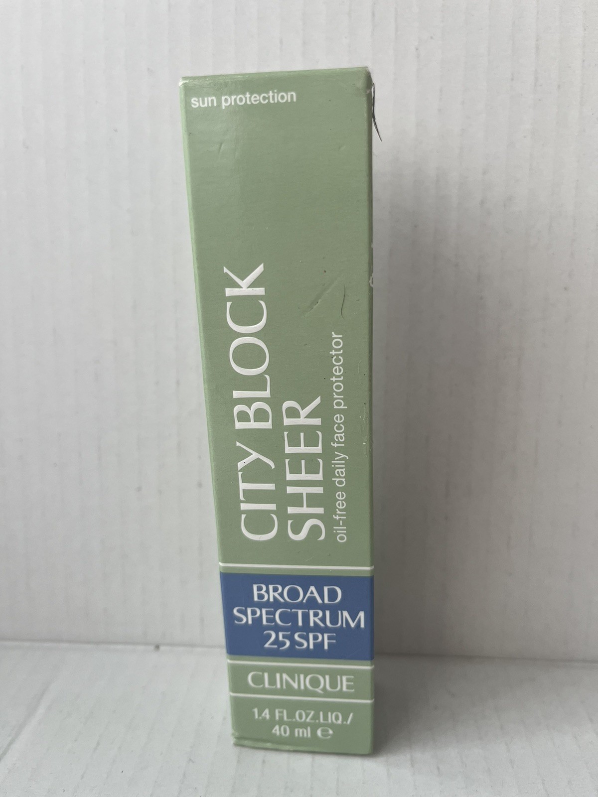 Clinique City Block Sheer SPF 25 Full Size 1.4 oz New In Box-image