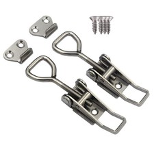 DGOL 2 packs 304 Stainless Steel Toggle Latch Clamps Loading Limit 450 lbs Fast