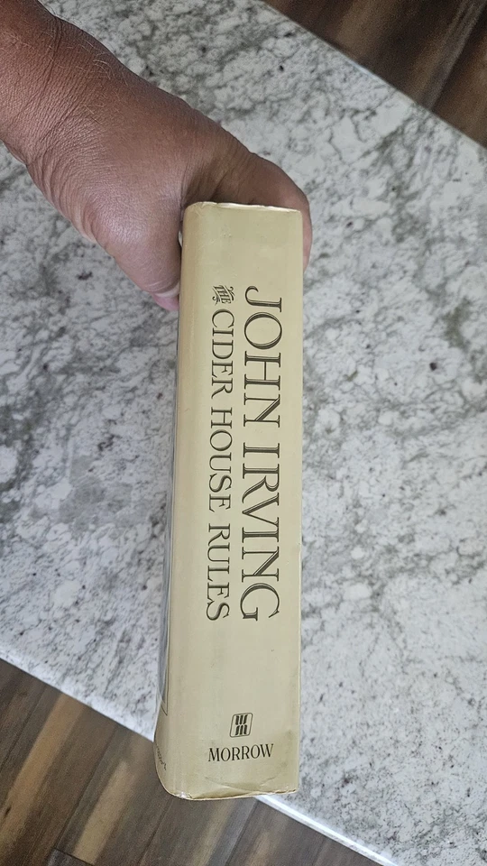 John Irving, The Cider House Rules 1st Trade Edition, 1985  HC/DJ Foto 2 de 4